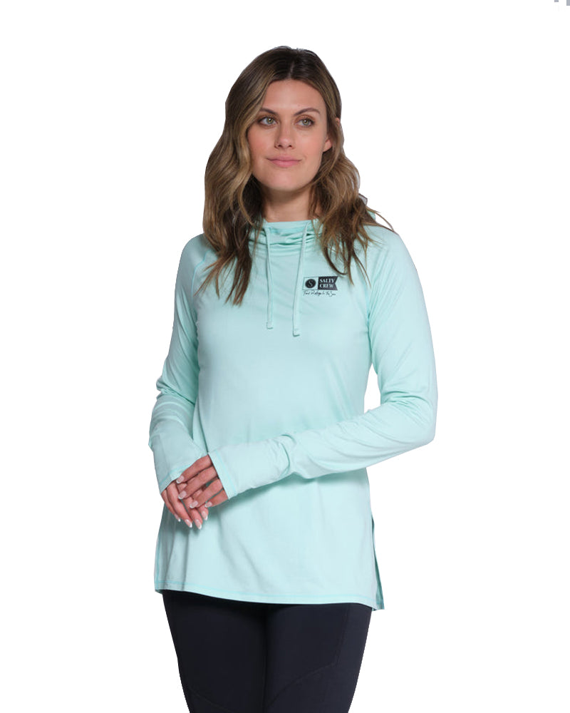 Salty Crew Thrill Seekers Hooded Sunshirt SEAFOAM XS