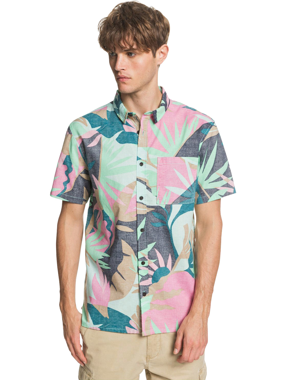 Quiksilver Tropical Flowers SS Woven