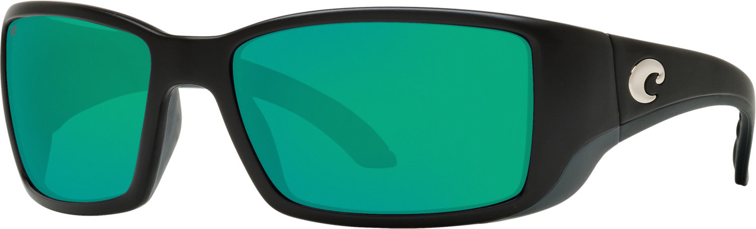Costa Del Mar Blackfin Sunglasses Matte Black GreenMirror 580P
