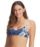 Roxy Printed Beach Classics Athletic Triangle Bikini Top