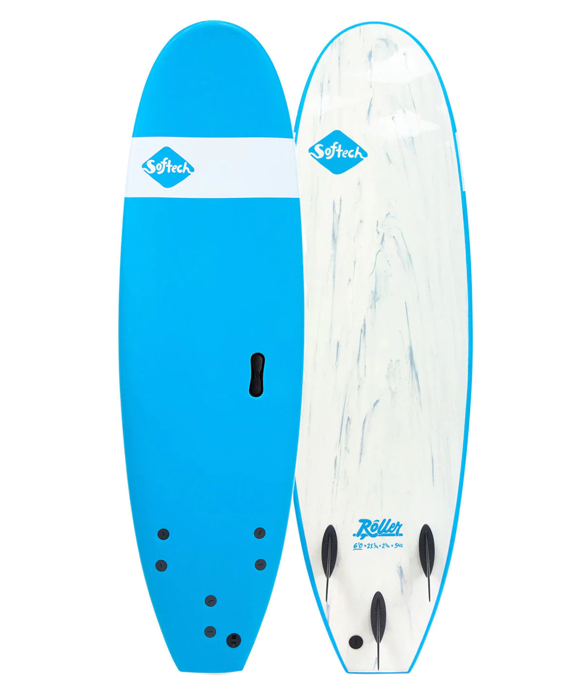 Softech Roller Soft Surfboard Blue 7ft0in