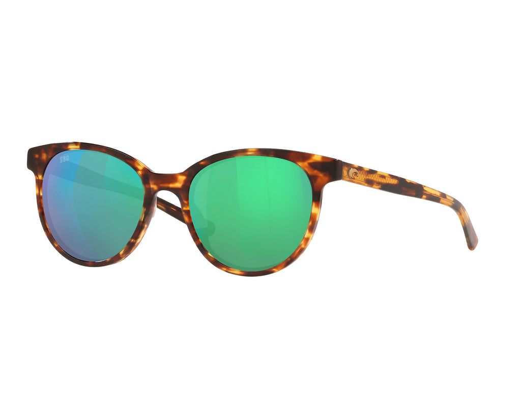 Costa Del Mar Isla Sunglasses ShinyTortoise GreenMirror 580G