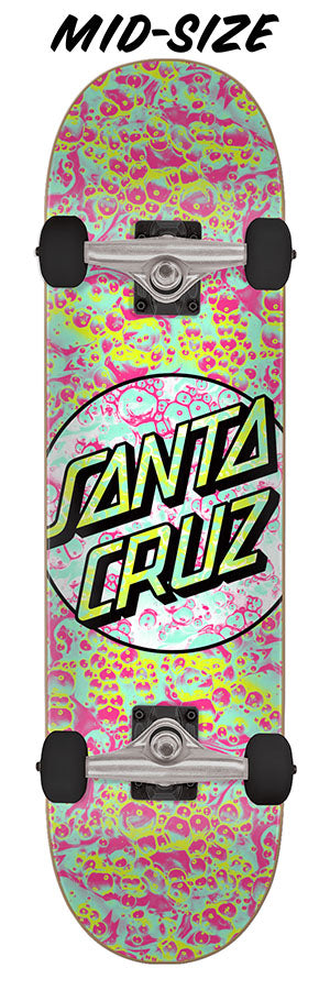 Santa Cruz Skateboards Foam Dot Sk8 Complete TEAL/PINK 7.5"