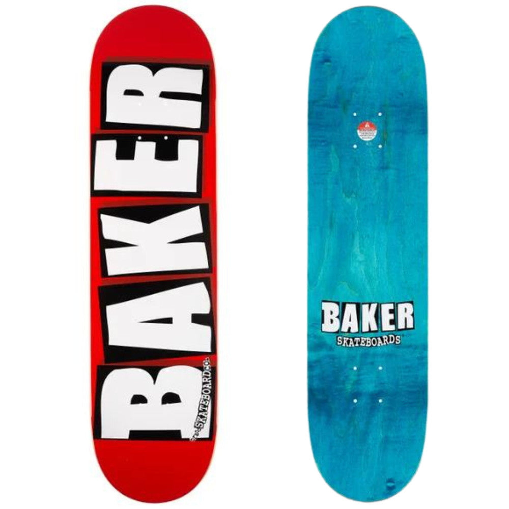 Baker Brand Logo Deck White 8.0"