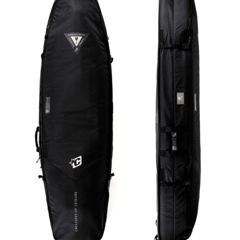 Creatures of Leisure All Rounder 3-4 Board Travel Boardbag Black-Silver 7ft6in