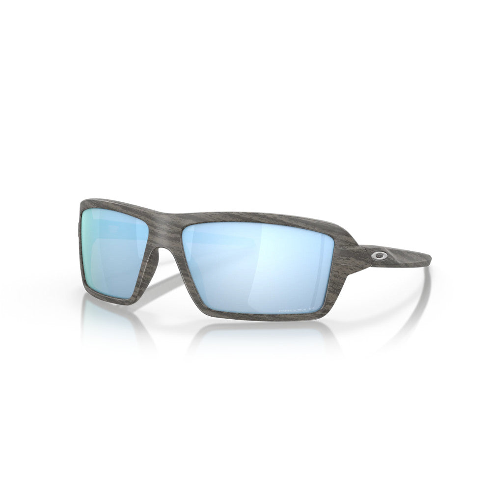 Oakley Cables Polarized Sunglasses Woodgrain PrizmDeepWater