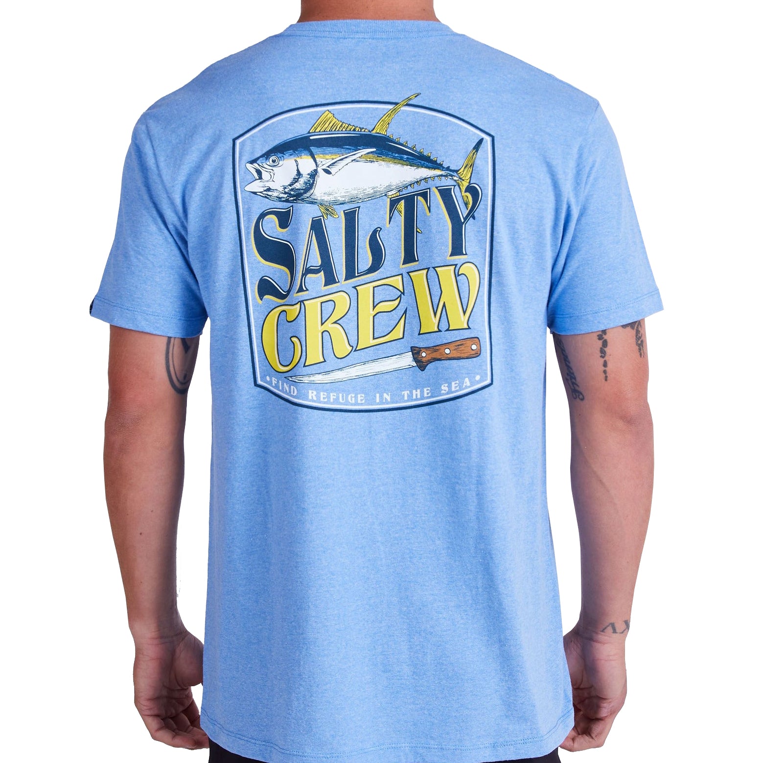Salty Crew Filet Standard SS Tee LighBlueHeather M