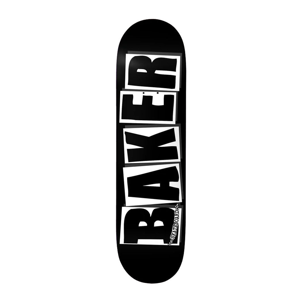 Baker Brand Logo Deck BlackWhite 8.0"