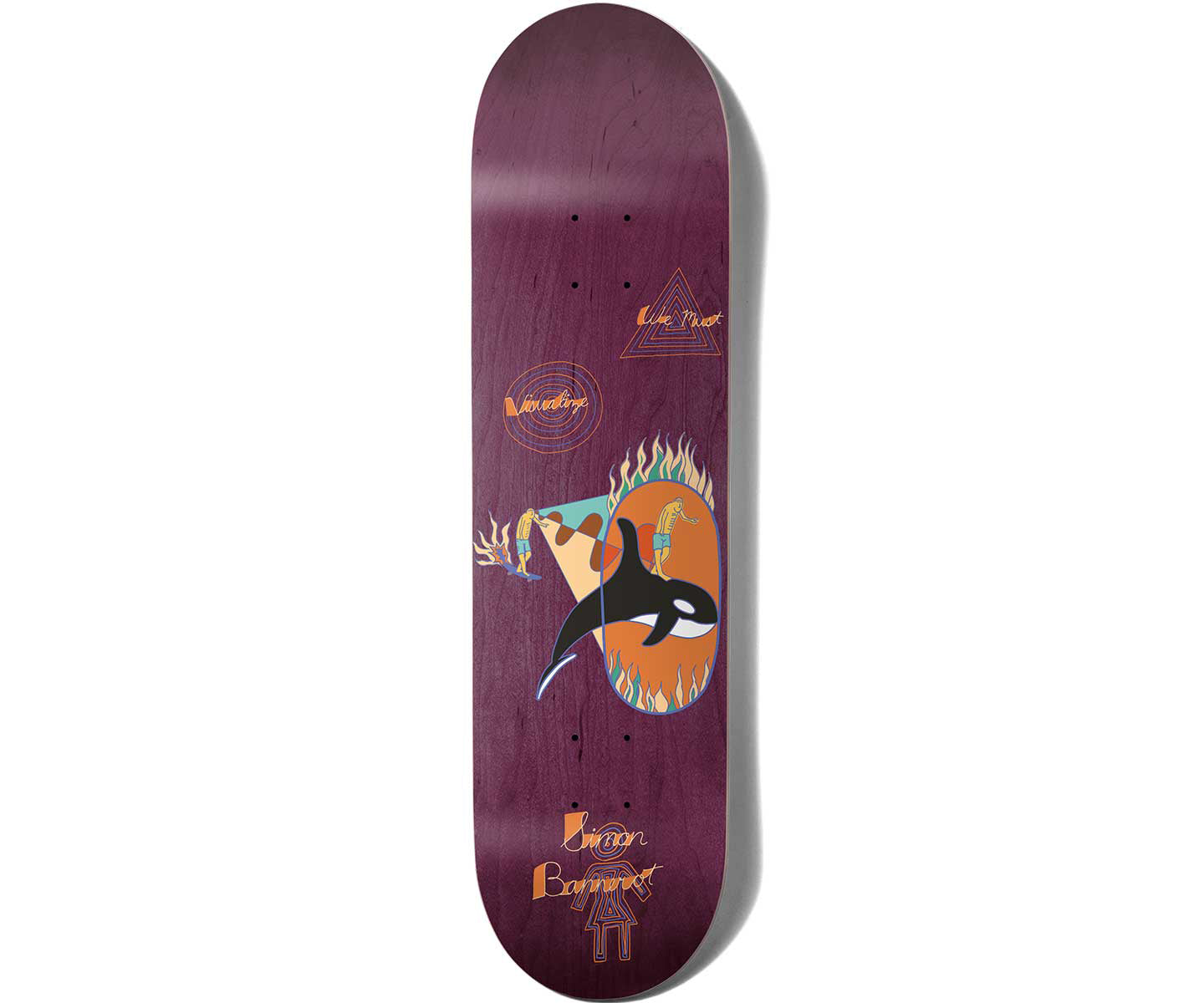 Girl Skateboards Visualize Deck Bannerot 8.0