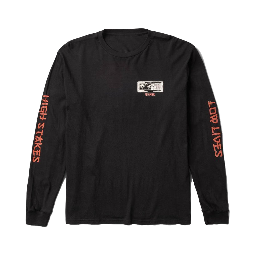Roark High Stakes Low Lives LS Tee BLK S