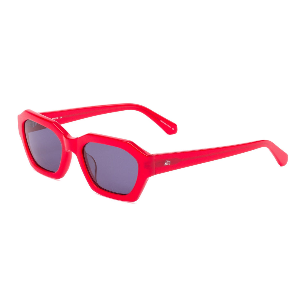 Sito Kinetic Polarized Sunglasses Cherry IronGrey