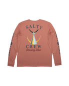 Salty Crew Tailed LS Tech Tee Coral M