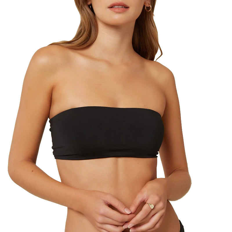 O'Neill Saltwater Solids Bandeau Top Black S