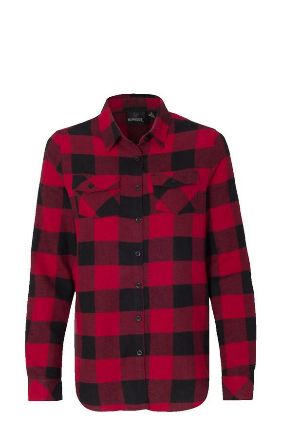 Womens Long Sleeve Red Flannel.