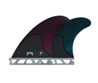 Future Fins Mayhem Honeycomb-Carbon Thruster Set Pink-Teal Small