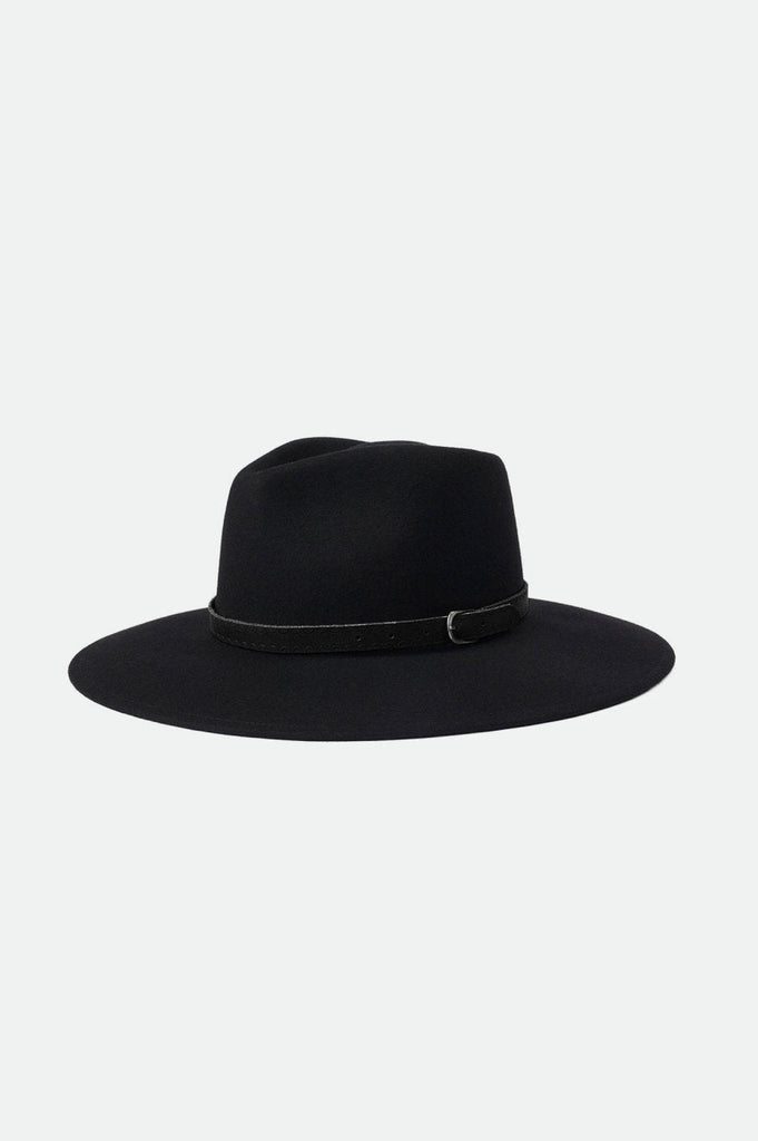 Adjustable Buckle Hat Band - Black.