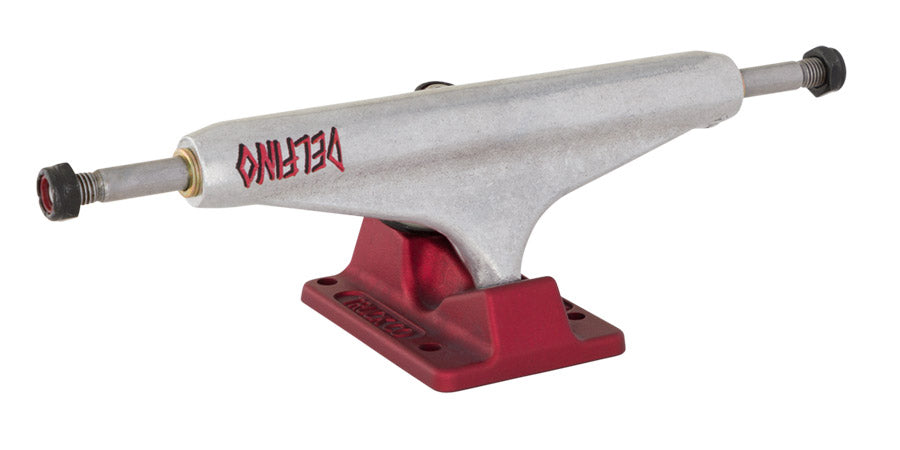 Independent Stage 11 Hollow Delfino Skateboard Trucks Sil/Red 159