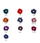 Lotus and Luna Velvet Scrunchie Without Bow Assorted