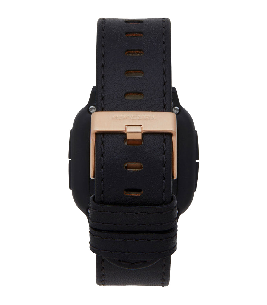 Rip Curl Next Tide Surf Leather Watch.