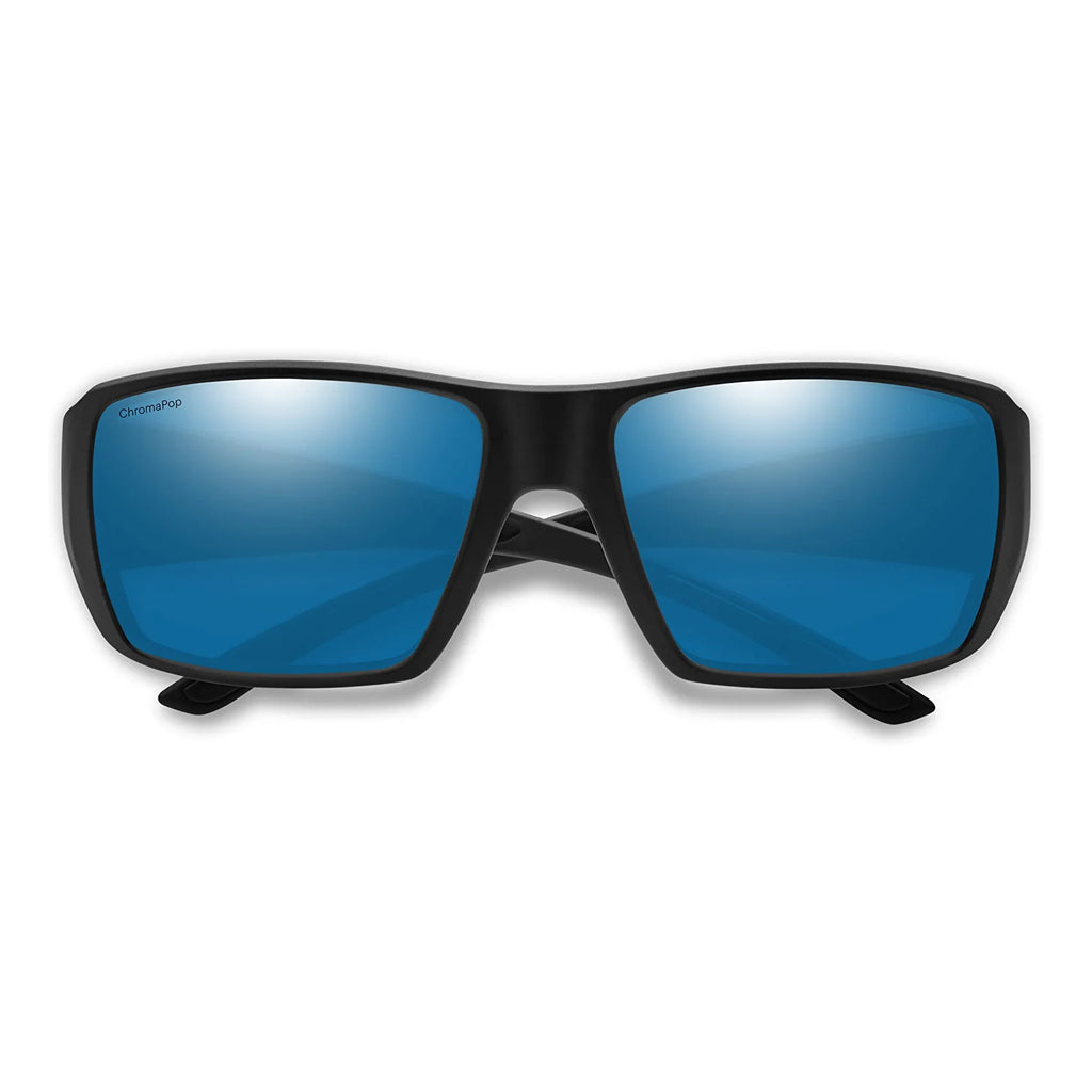 Smith Guides Choice XL Polarized Sunglasses MatteBlack CPGlassBlueMirror.