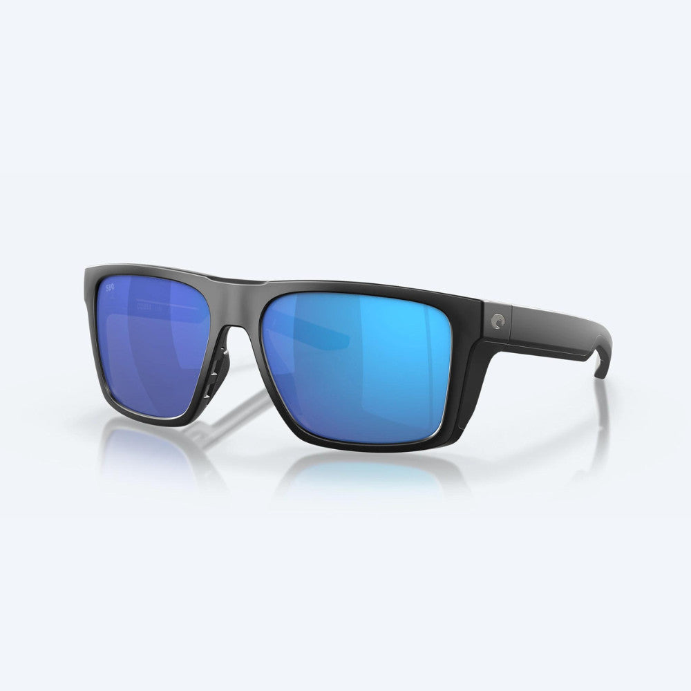 Costa Del Mar Lido Polarized Sunglasses Black BlueMirror 580G