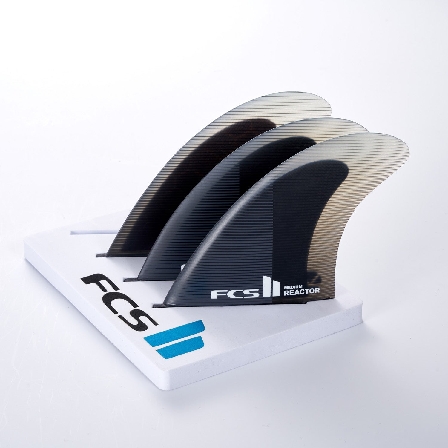 FCS 2 Reactor PC Tri-Fin Set Charcoal-Black M.