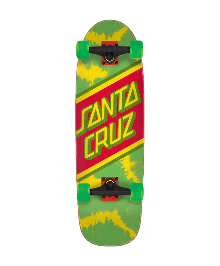 Santa Cruz Rasta Tie Dye Cruzer 8.79x29.05