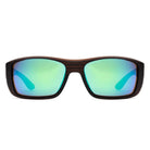 Otis Coastin Slim Polarized Sunglasses WoodlandMatte MirrorGreen