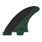 FCS 2 MF PC Tri-Fin Set Black-Olive L