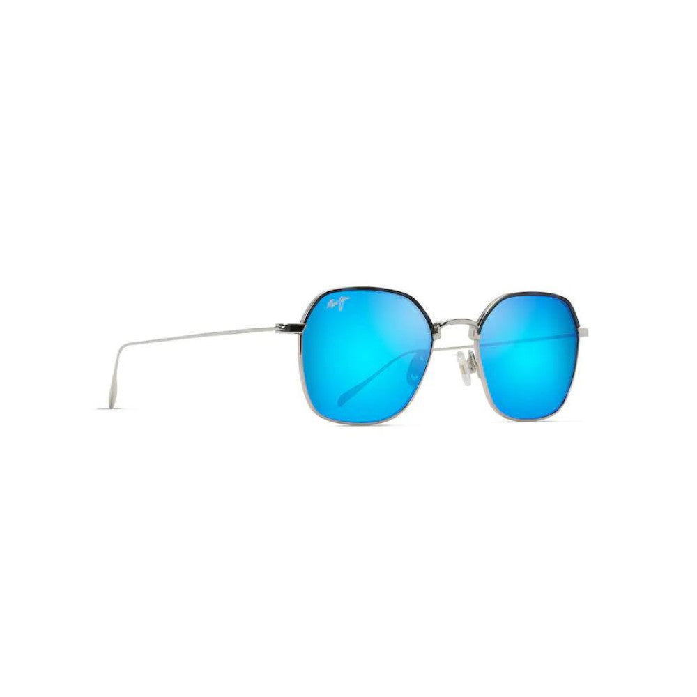 Maui Jim Moon Doggy Polarized Sunglasses Silver BlueHawaii
