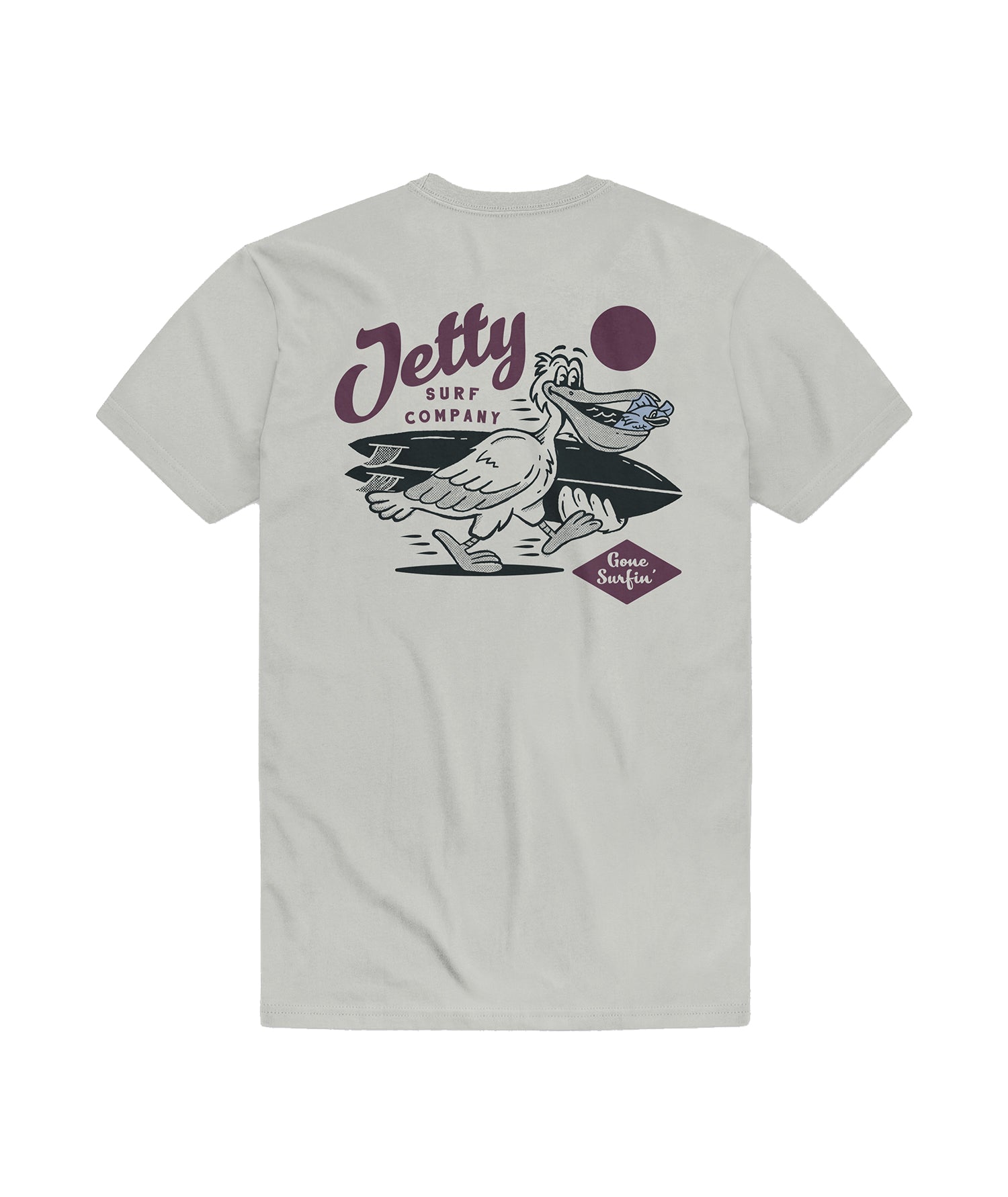 Jetty Pelican SS Tee HeatherGrey L