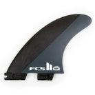 FCS 2 MF Neo Carbon Tri-Fin Set Black-Charcoal L