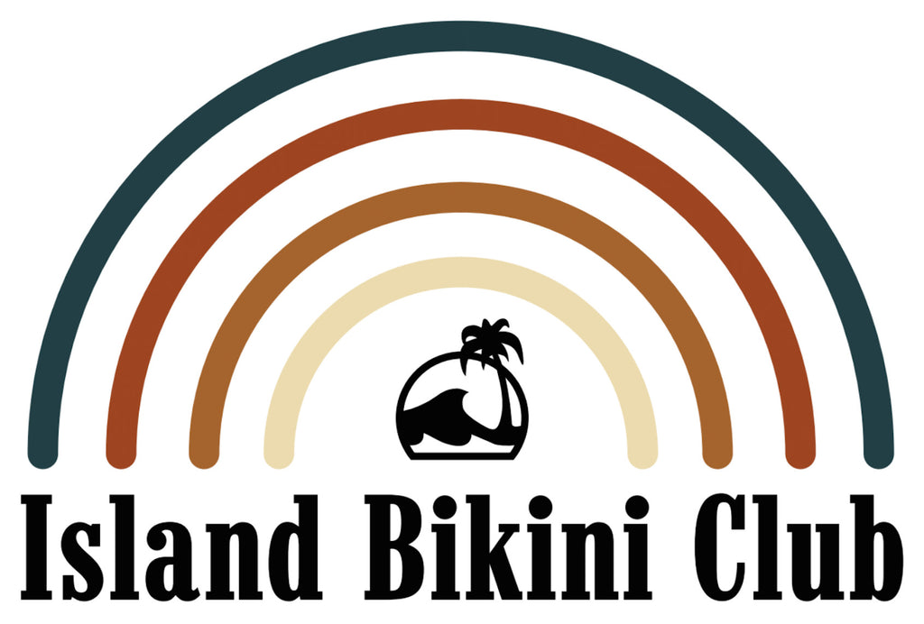 Island Bikini Club Rainbow Vinyl IWS Sticker.