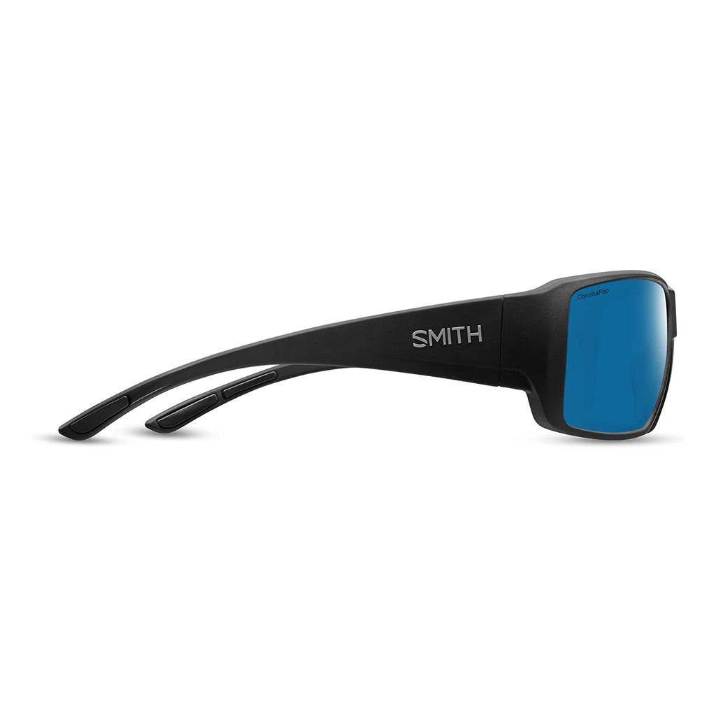 Smith Guides Choice XL Polarized Sunglasses MatteBlack CPGlassBlueMirror.