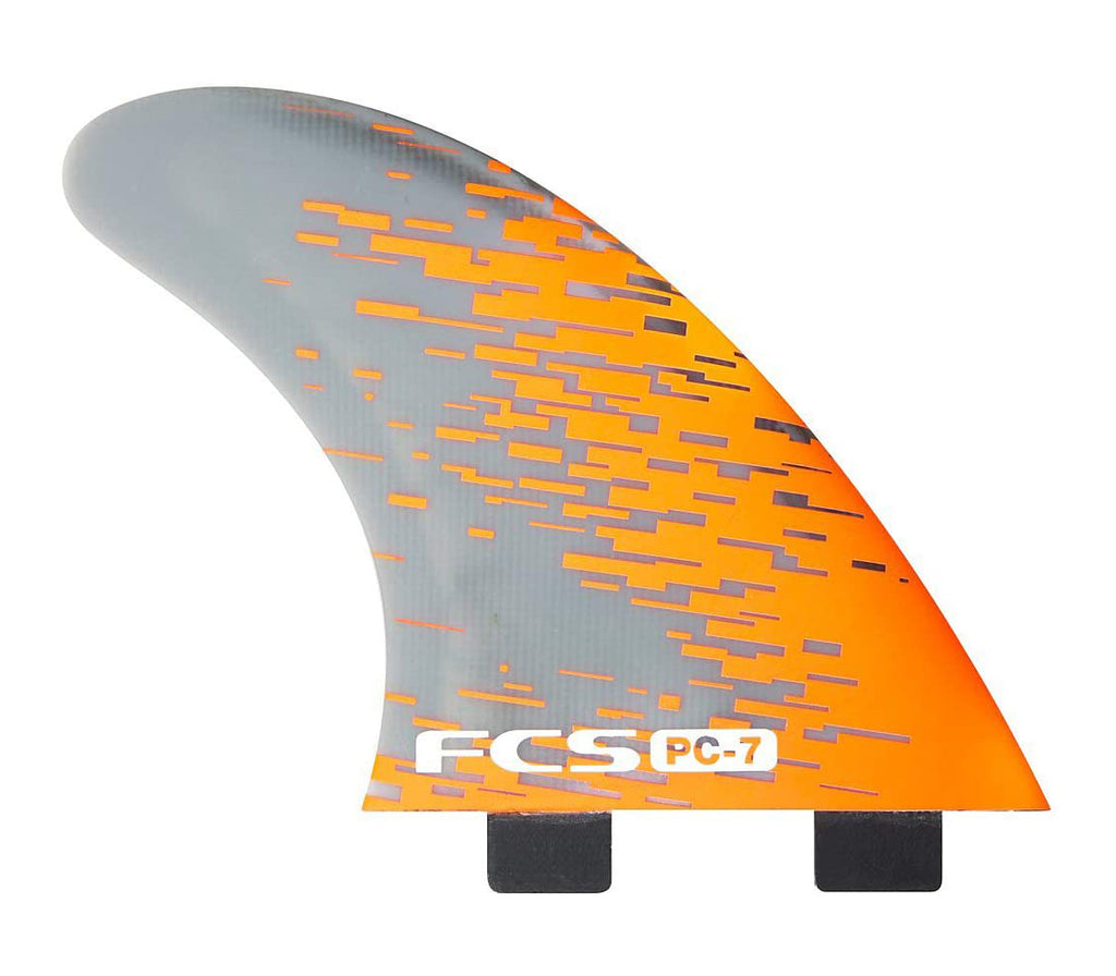 FCS PC-7 Tri-Fin Set Orange Smoke L